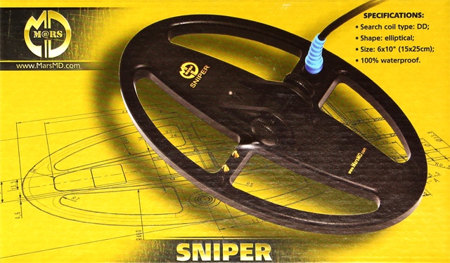 Cívka MARS MD Sniper pro Golden Mask GM4PRO a LP ZERO