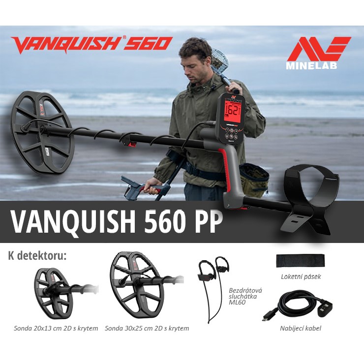detektor kovu minelabn Vanquish 560 pro pack